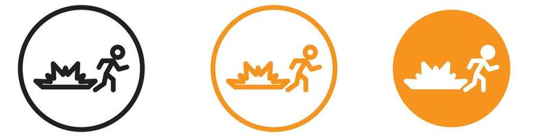Compassionate War Refugee Icon for Humanitarian Aid and Crisis Graphics Essential for Representing Refugees and Humanitarian Efforts vector