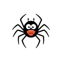 Clock Spider screams icon vector