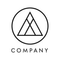 Creative and Elegant Abstract Minimalistic Logo Design for any Brand, Company vector