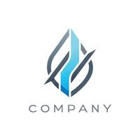 Creative and Elegant Abstract Minimalistic Logo Design for any Brand, Company vector