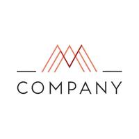 Creative and Elegant Abstract Minimalistic Logo Design for any Brand, Company vector