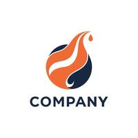 Creative and Elegant Abstract Minimalistic Logo Design for any Brand, Company vector