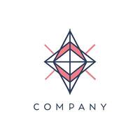 Creative and Elegant Abstract Minimalistic Logo Design for any Brand, Company vector
