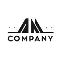 Creative and Elegant Abstract Minimalistic Logo Design for any Brand, Company vector