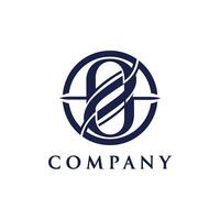Creative and Elegant Abstract Minimalistic Logo Design for any Brand, Company vector