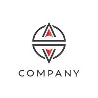 Creative and Elegant Abstract Minimalistic Logo Design for any Brand, Company vector