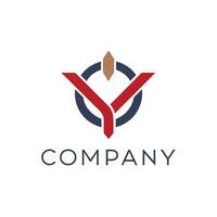 Creative and Elegant Abstract Minimalistic Logo Design for any Brand, Company vector