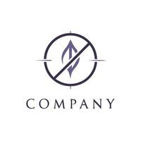 Creative and Elegant Abstract Minimalistic Logo Design for any Brand, Company vector