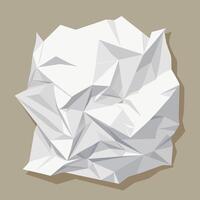 Paper texture background. Crumpled paper texture. Paper type. vector