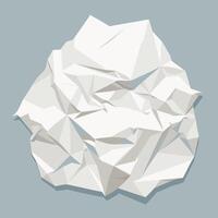 Paper texture background. Crumpled paper texture. Paper type. vector