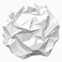 Paper texture background. Crumpled paper texture. Paper type. vector