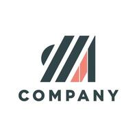 Creative and Elegant Abstract Minimalistic Logo Design for any Brand, Company vector