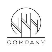 Creative and Elegant Abstract Minimalistic Logo Design for any Brand, Company vector