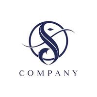 Creative and Elegant Abstract Minimalistic Logo Design for any Brand, Company vector