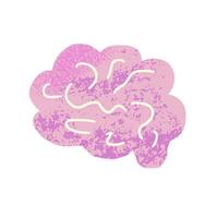 Cognitive science concept. Set of elements. vector