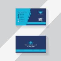 Professional visiting card design vector