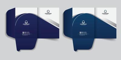 Unique real estate file cases presentation folder design. report cover template, presentation folder, cover design for folder, Professional luxury corporate creative presentation file folder vector