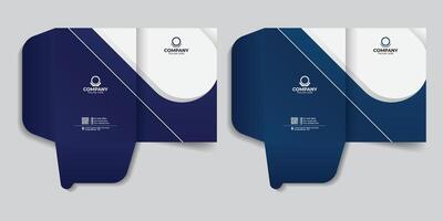 Folder cover, Document folder, Stationery template, report cover design. Minimal simple Corporate business presentation folder design template, stationery template design vector