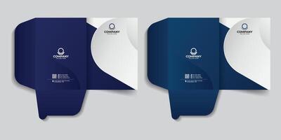 Folder cover, Document folder, Stationery template, report cover design. Minimal simple Corporate business presentation folder design template, stationery template design vector