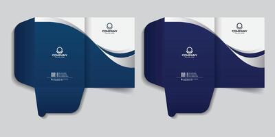 Unique real estate file cases presentation folder design. report cover template, presentation folder, cover design for folder, Professional luxury corporate creative presentation file folder vector