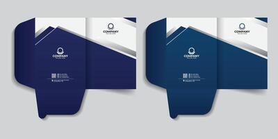 Unique real estate file cases presentation folder design. report cover template, presentation folder, cover design for folder, Professional luxury corporate creative presentation file folder vector