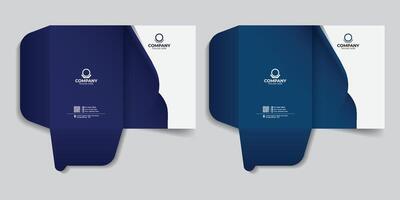 Folder cover, Document folder, Stationery template, report cover design. Minimal simple Corporate business presentation folder design template, stationery template design vector