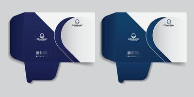 Simple and clean minimal file folder and report cover template, with creative design and two creative gradient colorful variation vector