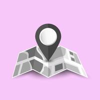 ap pin pointer black and white vector