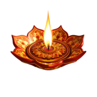 Generated Ai Happy Diwali Beautiful Diya png