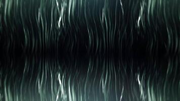 Abstract cinematic background with soft and smooth movement of artistic lines, flow of smoke. Animation of curved vertical stripes on a black background with wave energy video