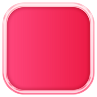 Pink Button. Empty Web Button. Modern Trendy Button png