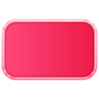 Pink Button. Empty Web Button. Modern Trendy Button png