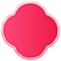 Pink Button. Empty Web Button. Modern Trendy Button png