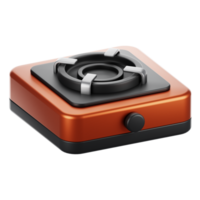 camping icon concept on 3d rendering. 3d render stove png