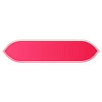 Pink Button. Empty Web Button. Modern Trendy Button png
