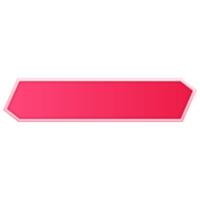 Pink Button. Empty Web Button. Modern Trendy Button png