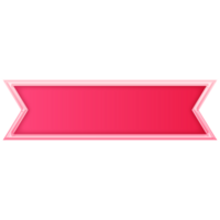 Pink Button. Empty Web Button. Modern Trendy Button png