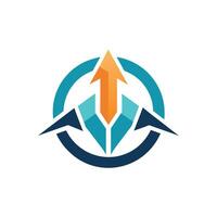 Creative and Elegant Minimalistic Logo Design for Technology and Software Company vector