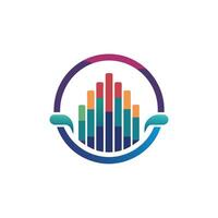 Creative and Elegant Minimalistic Logo Design for Technology and Software Company vector