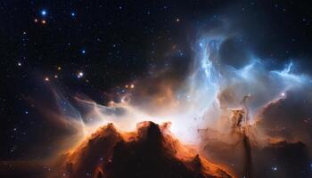 the nebula is seen in this image photo