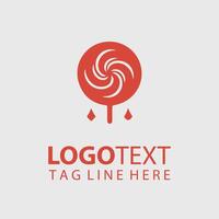 Lollipop Logo Illustration vector
