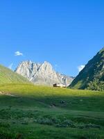 Hotel at the peak of the mountain Juta Valley photo