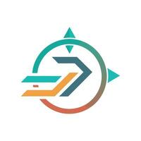 Creative and Elegant Minimalistic Logo Design for Technology and Software Company vector