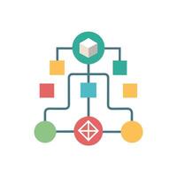 Creative and Elegant Minimalistic Logo Design for Technology and Software Company vector