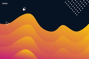 Abstract glowing wave lines on background. Dynamic wave pattern. Modern flowing wavy lines. Futuristic technology concept. Suit for banner, poster, cover, brochure, flyer, website vector