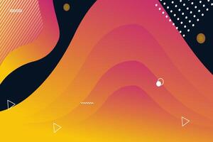 Abstract glowing wave lines on background. Dynamic wave pattern. Modern flowing wavy lines. Futuristic technology concept. Suit for banner, poster, cover, brochure, flyer, website vector