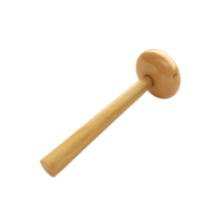 Wooden Mallet on Transparent Background AI-Generative png