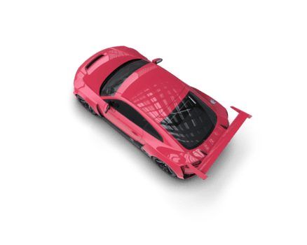 realista deporte coche aislado en antecedentes. 3d representación - ilustración png