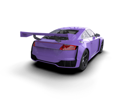 realista deporte coche aislado en antecedentes. 3d representación - ilustración png