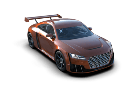 realista deporte coche aislado en antecedentes. 3d representación - ilustración png